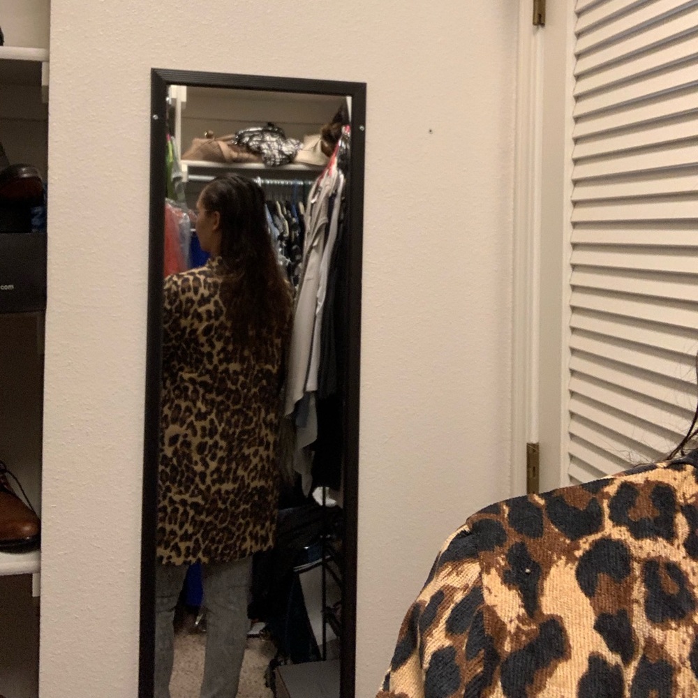 Stylish, Leopard Print, Long Jacket - Picture 8 of 8